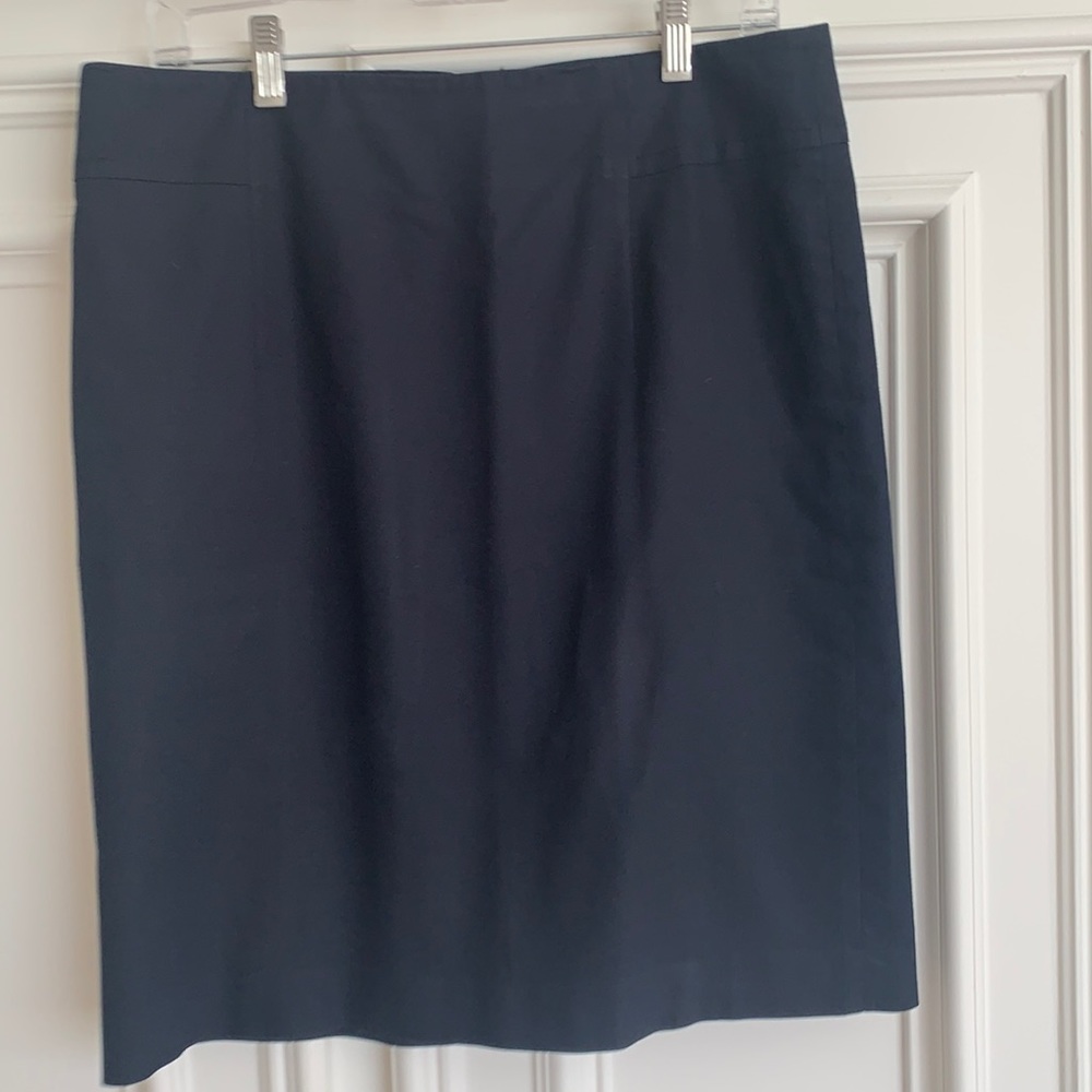 22 inches long Navy Pencil Skirt like new